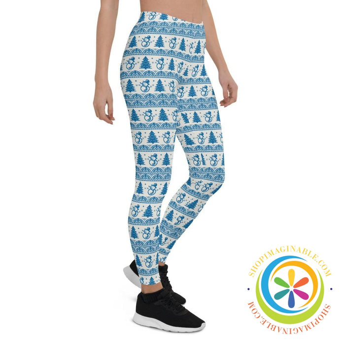 Snowman Sweater Leggings-ShopImaginable.com