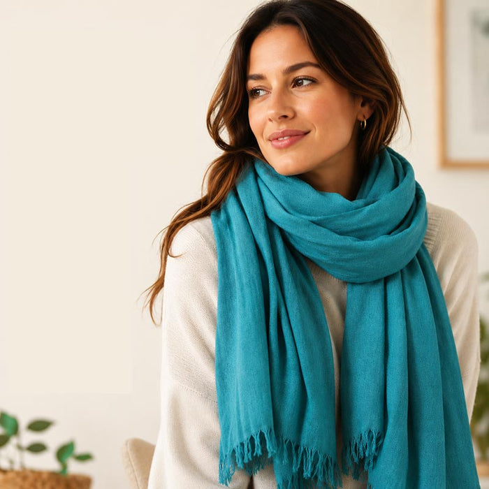 Davis Lester Soft Bamboo Scarf – Mocha | Koop.co.nz