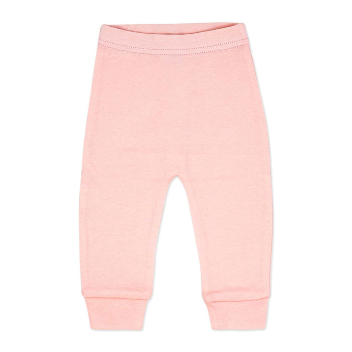 Solid Pink 100% Cotton Baby Pajama Pants – Soft Elastic Waist Sleep Bottoms