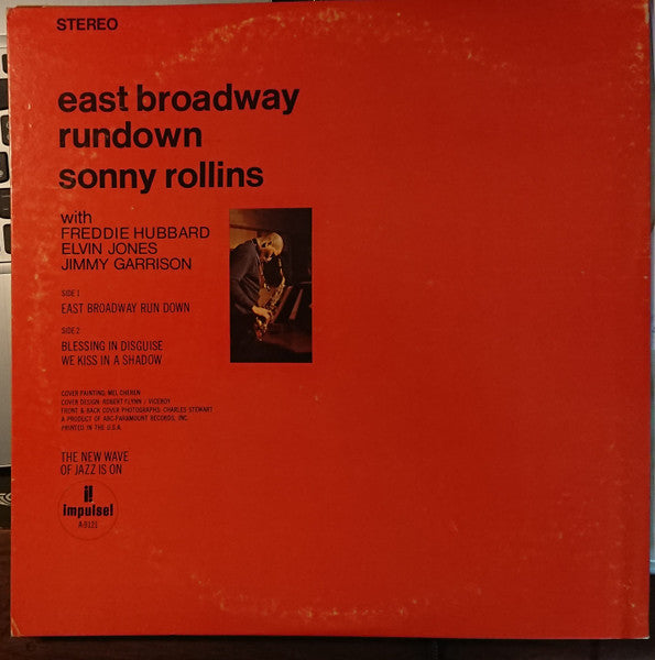 Sonny Rollins - East Broadway Run Down (LP) [US] 1972 RP (Very Good Plus (VG+))