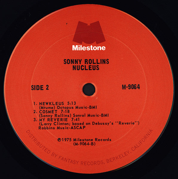Sonny Rollins - Nucleus (LP) [US] 1st (Very Good Plus (VG+))