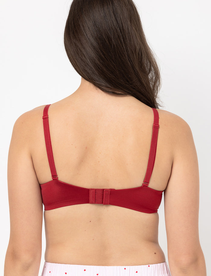 Soutien-gorge en filet à pois avec armatures