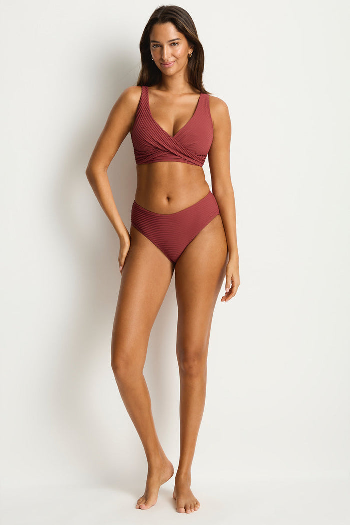 Spinnaker Cross Front Multifit Bra