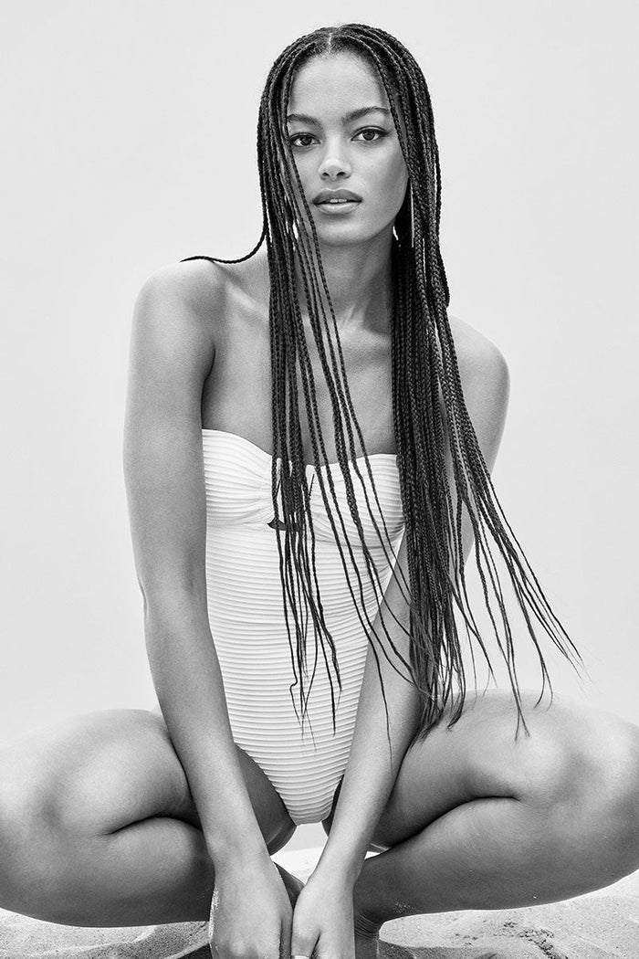 Spinnaker U Bar Bandeau One Piece in Spinnaker White | Sea Level Australia