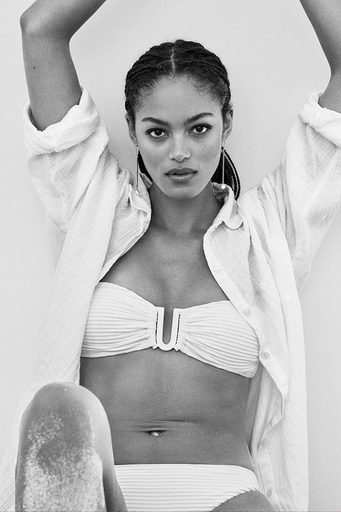 Spinnaker U Bar Bandeau in Spinnaker White | Sea Level Australia