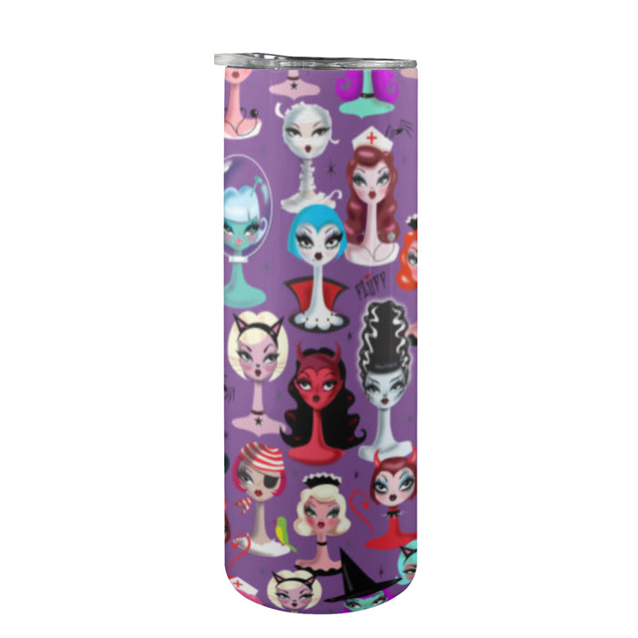 Spooky Dolls Purple • Tall Tumbler 20oz