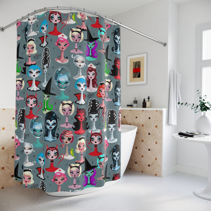 Spooky Dolls • Shower Curtain
