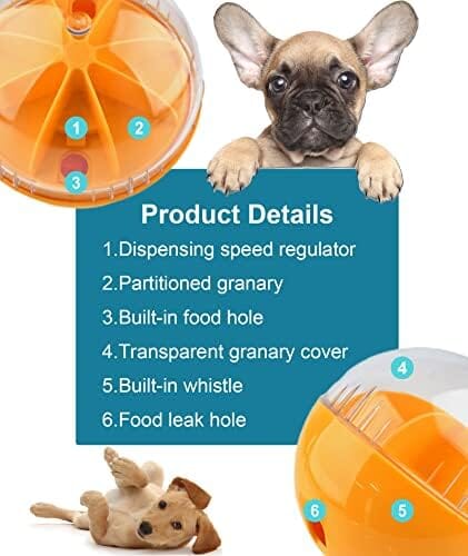 Squeaky Puppy Puzzle Toy for Boredom Slow Feeder Toys Pet Clever