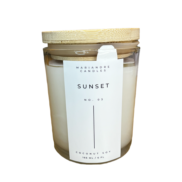 SUNSET - Luxury Coco Soy Wax Candle