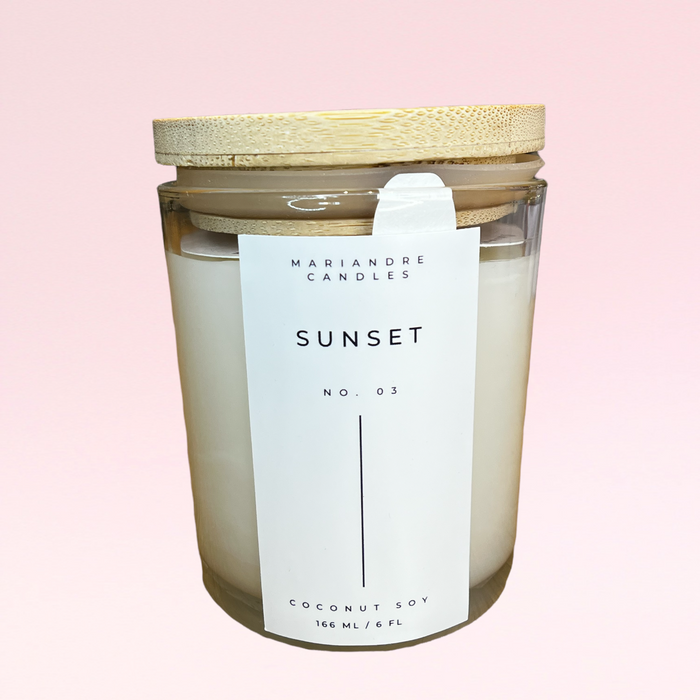 SUNSET - Luxury Coco Soy Wax Candle