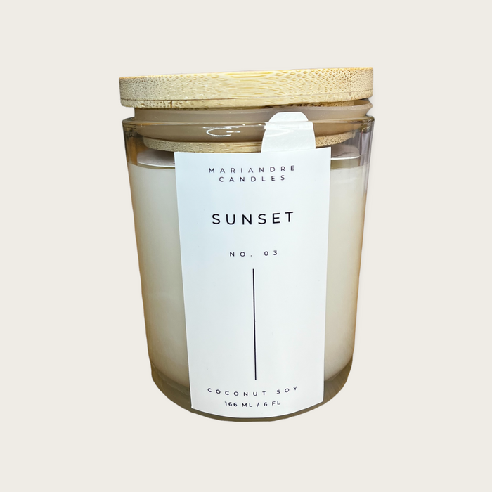 SUNSET - Luxury Coco Soy Wax Candle