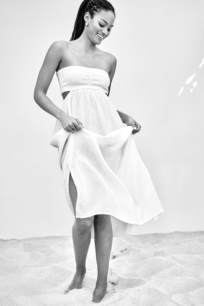 Sunset Bandeau Dress in  | Sea Level Australia