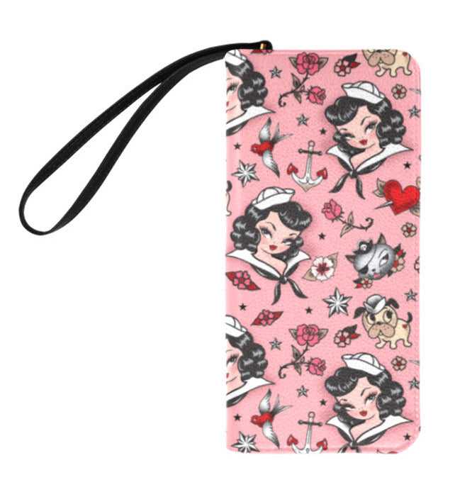 Suzy Sailor Pink • Clutch Wallet