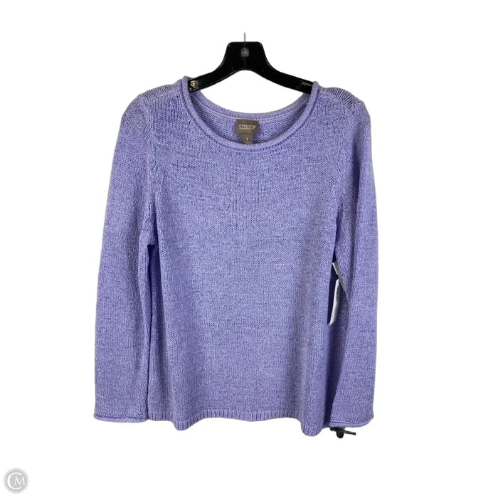 Sweater By Chicos In Purple, Size: M