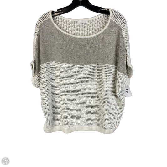 Sweater Short Sleeve By Cache In Cream