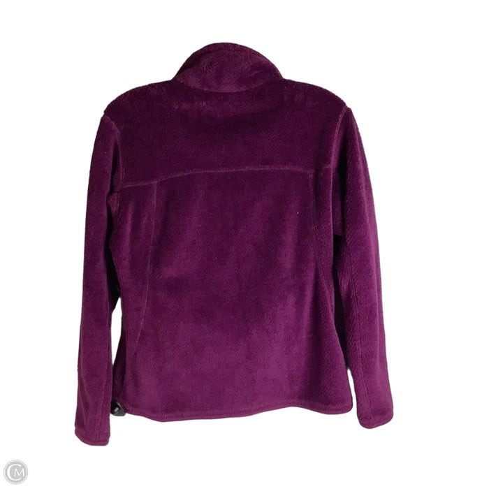 Sweatshirt Collar By Patagonia In Purple, Size: M