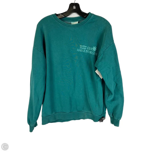 Sweatshirt Crewneck By Pull&bear In Green, Size: Xs