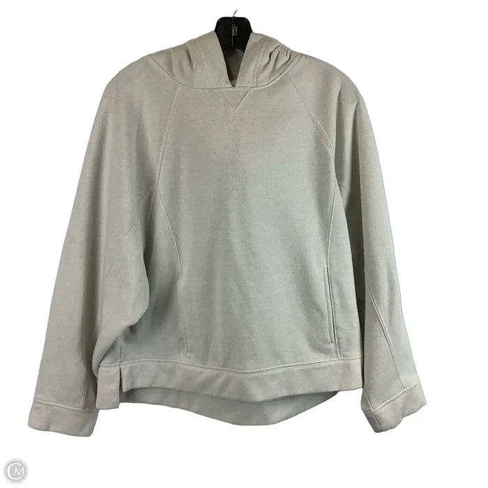 Sweatshirt Hoodie By Daily Practice By Anthropologie In Cream, Size: M