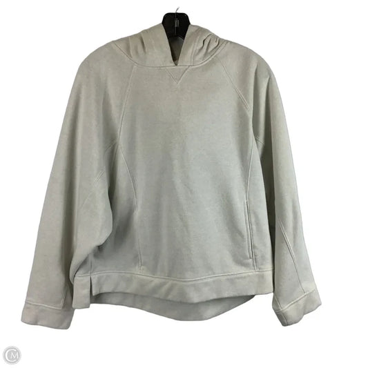 Sweatshirt Hoodie By Daily Practice By Anthropologie In Cream, Size: M