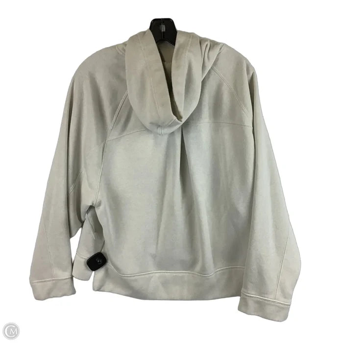 Sweatshirt Hoodie By Daily Practice By Anthropologie In Cream, Size: M