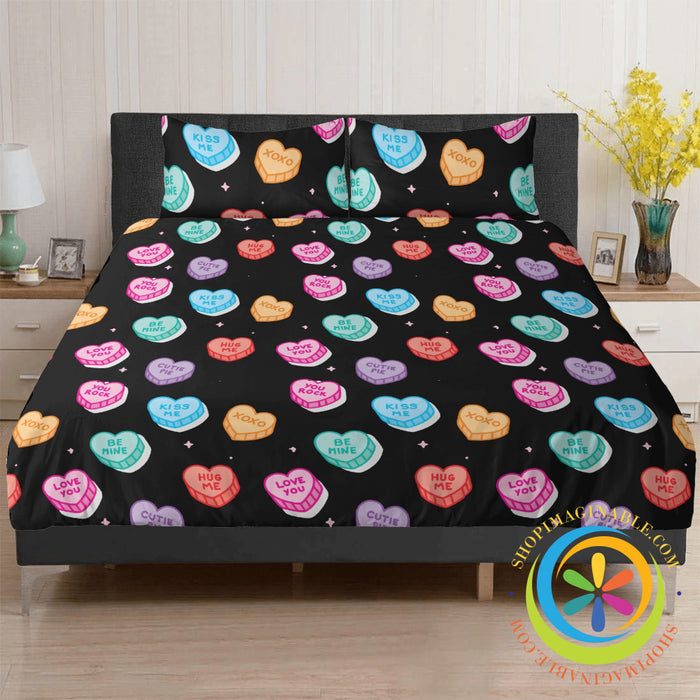 Sweet Tarts Hearts Bedding Set