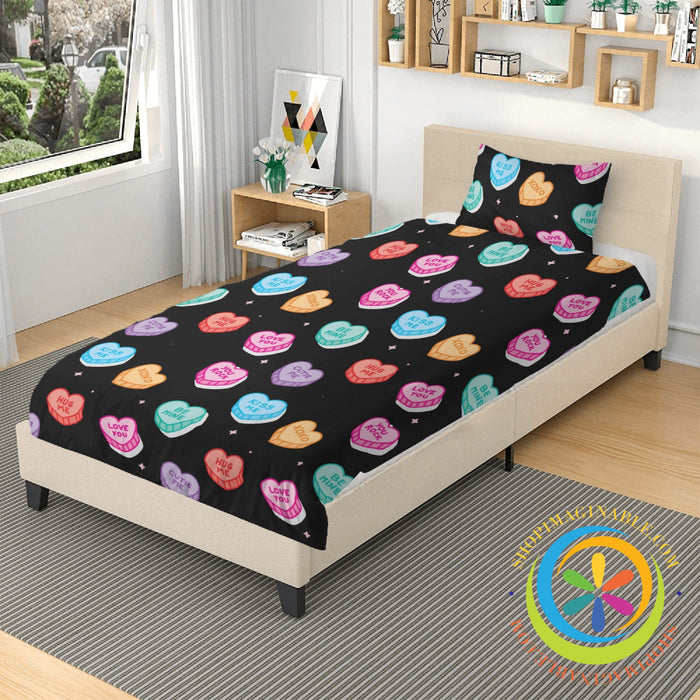 Sweet Tarts Hearts Bedding Set