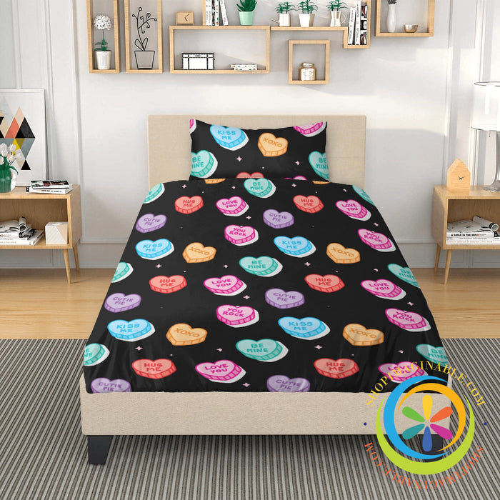 Sweet Tarts Hearts Bedding Set