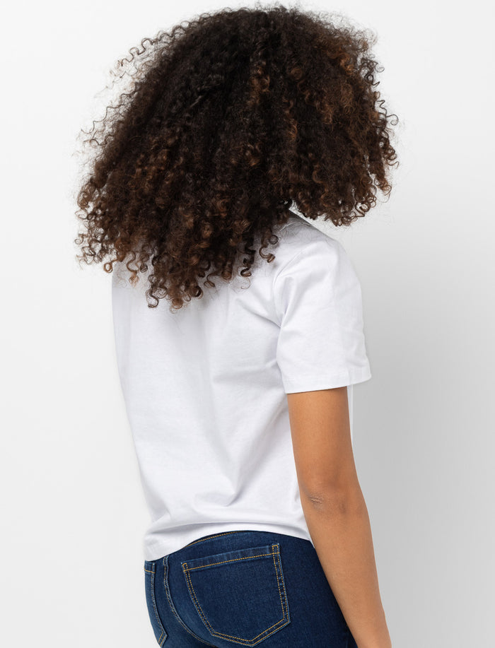 T-shirt à col claudine