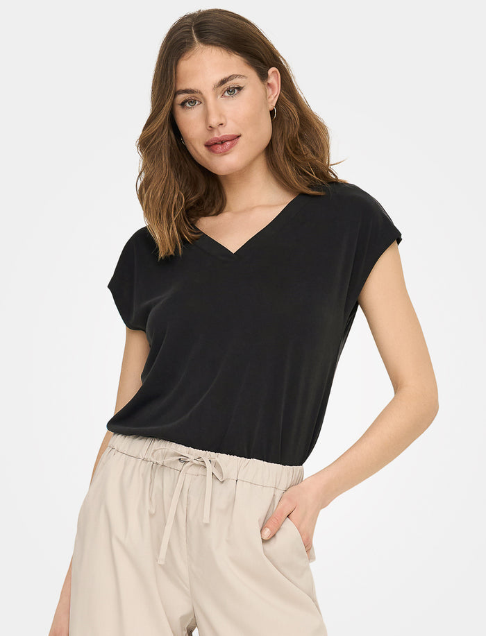 T-shirt à col en V