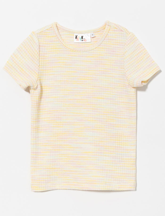 T-shirt à col rond - filles