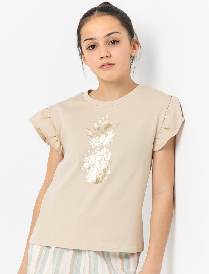 T-shirt à imprimé ananas Tropicana