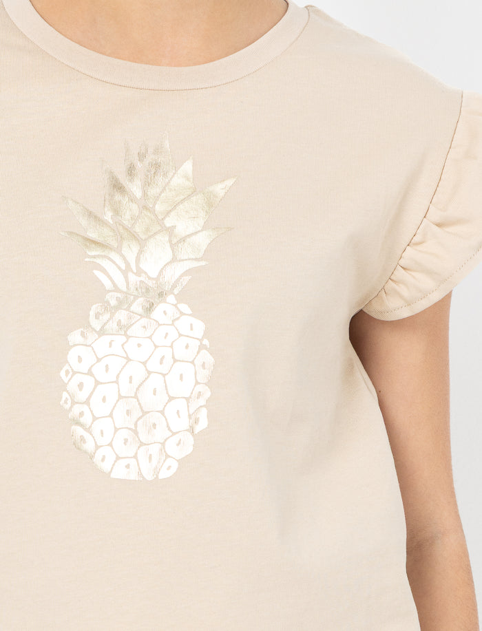 T-shirt à imprimé ananas Tropicana