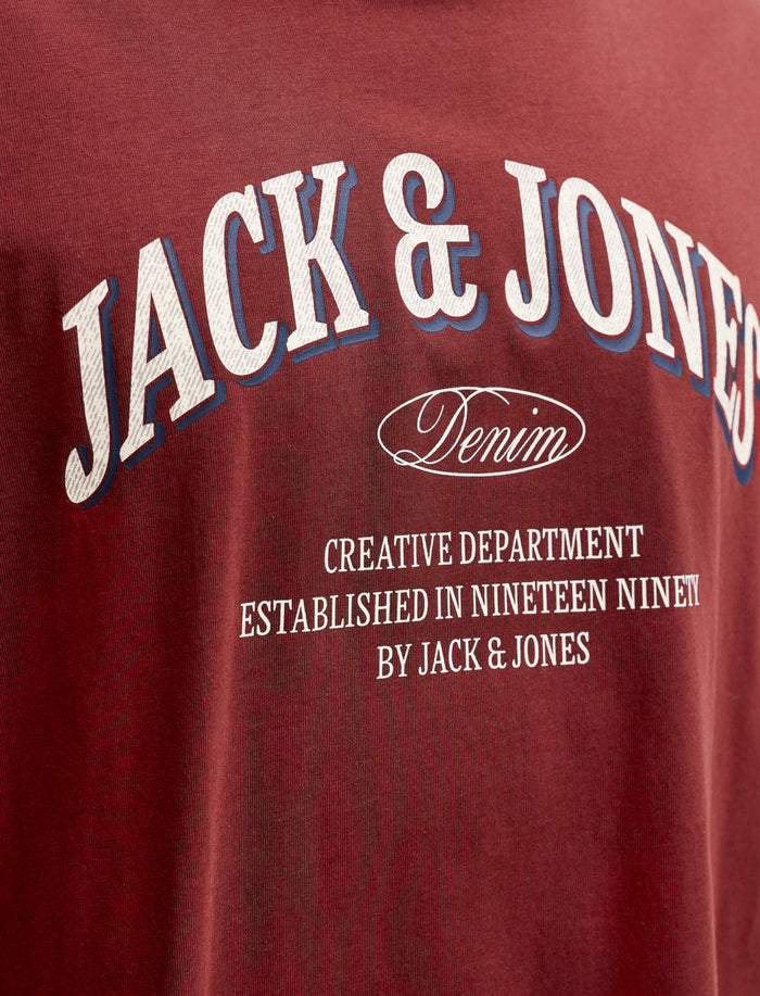 T-shirt à logo à col rond pour homme