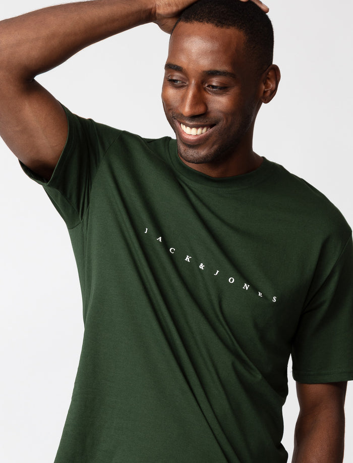 T-shirt à logo à l'avant pour homme