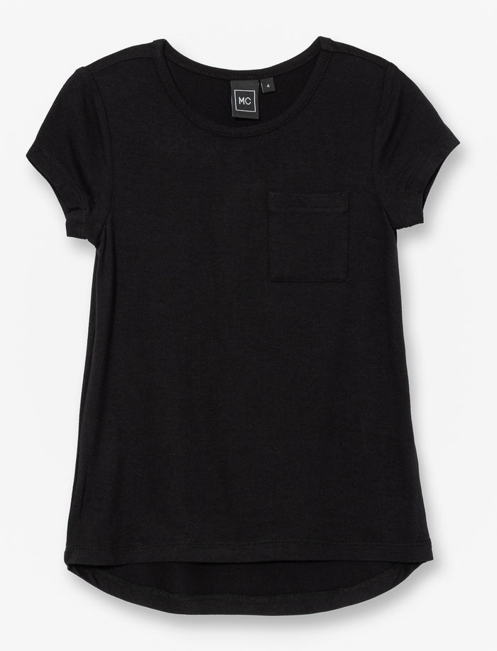 T-shirt à poche uni