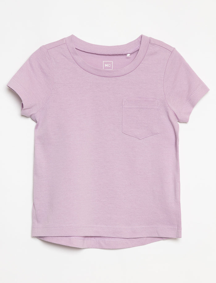 T-shirt à poche uni