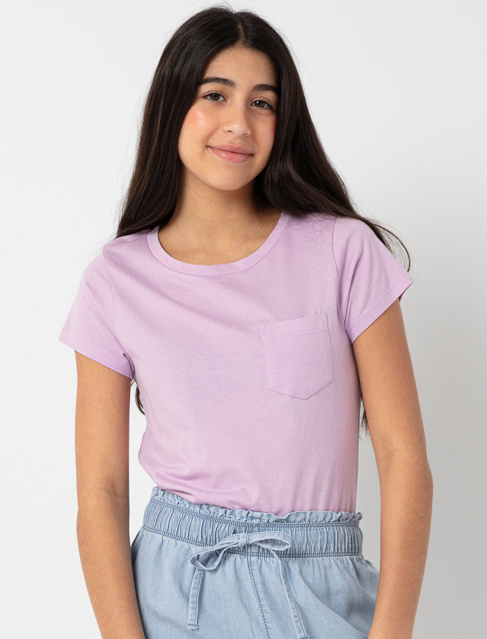 T-shirt à poche uni
