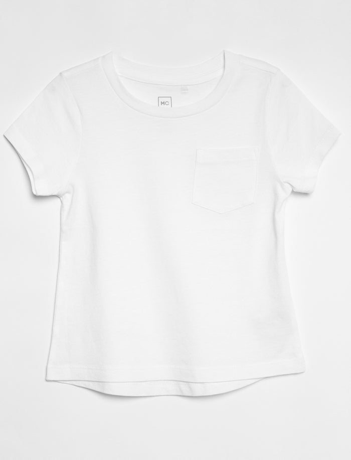T-shirt à poche uni