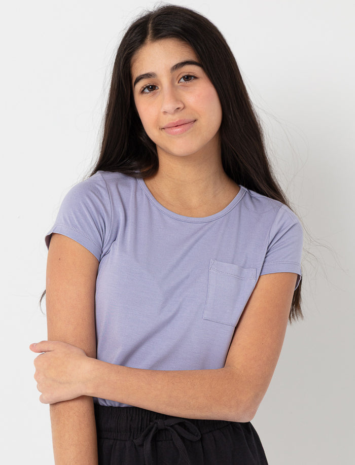 T-shirt à poche uni