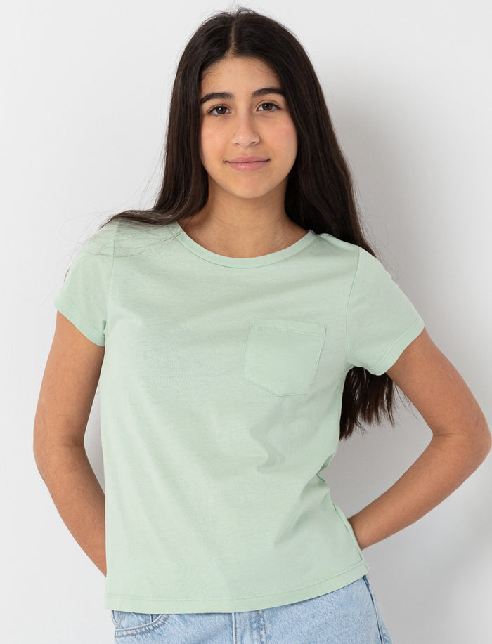 T-shirt à poche uni