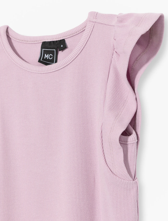 T-shirt côtelée sans manches