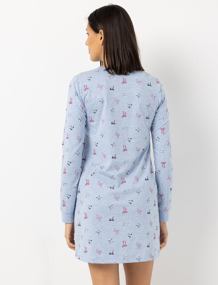 T-shirt de nuit imprimé