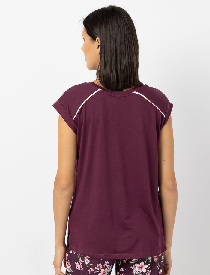 T-shirt de nuit sans manches