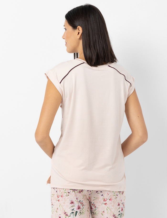 T-shirt de nuit sans manches