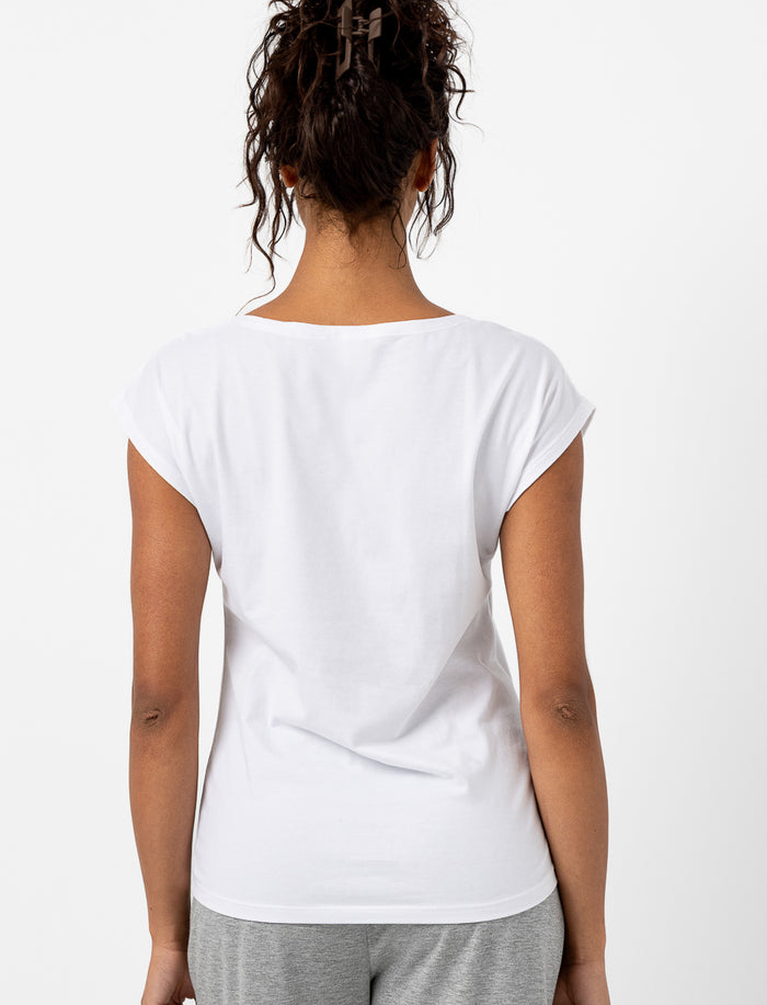 T-shirt de pyjama à manches dolman en coton bio