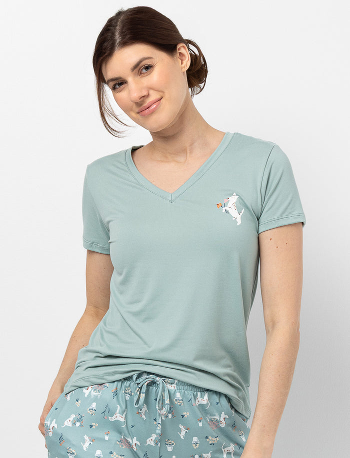 T-shirt de pyjama imprimé