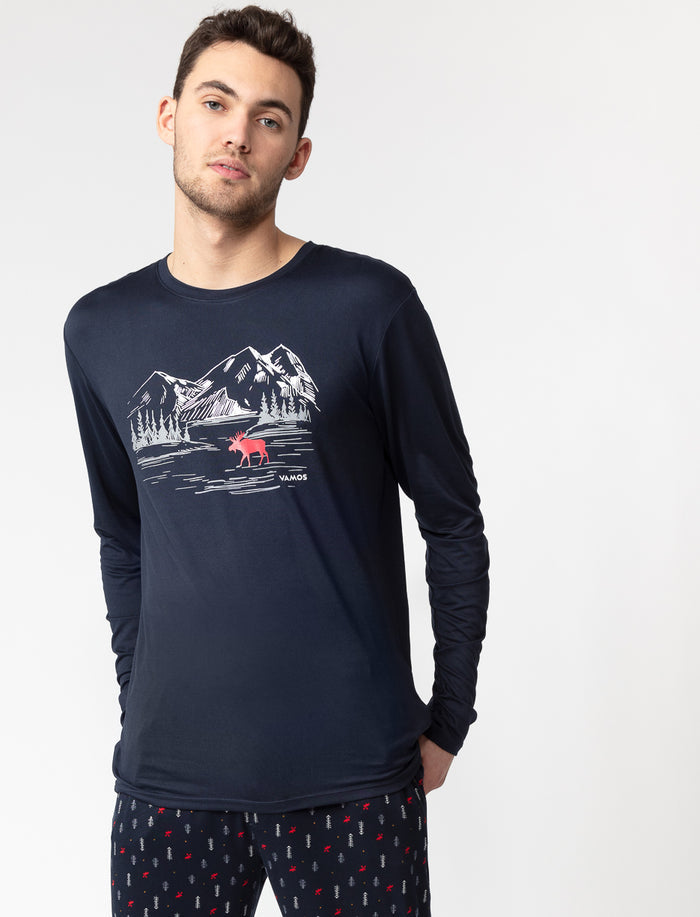 T-shirt de pyjama imprimé