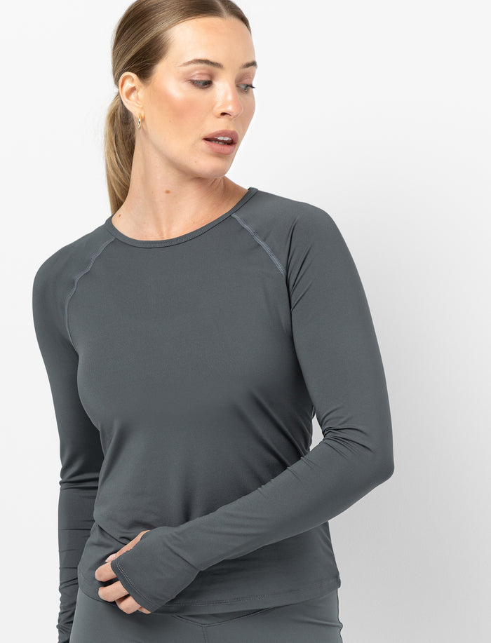 T-shirt de sport à manches longues pour femme