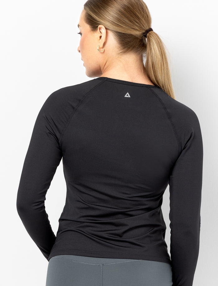 T-shirt de sport à manches longues pour femme