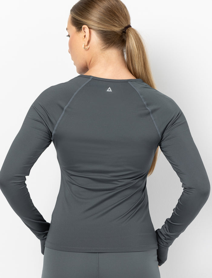 T-shirt de sport à manches longues pour femme